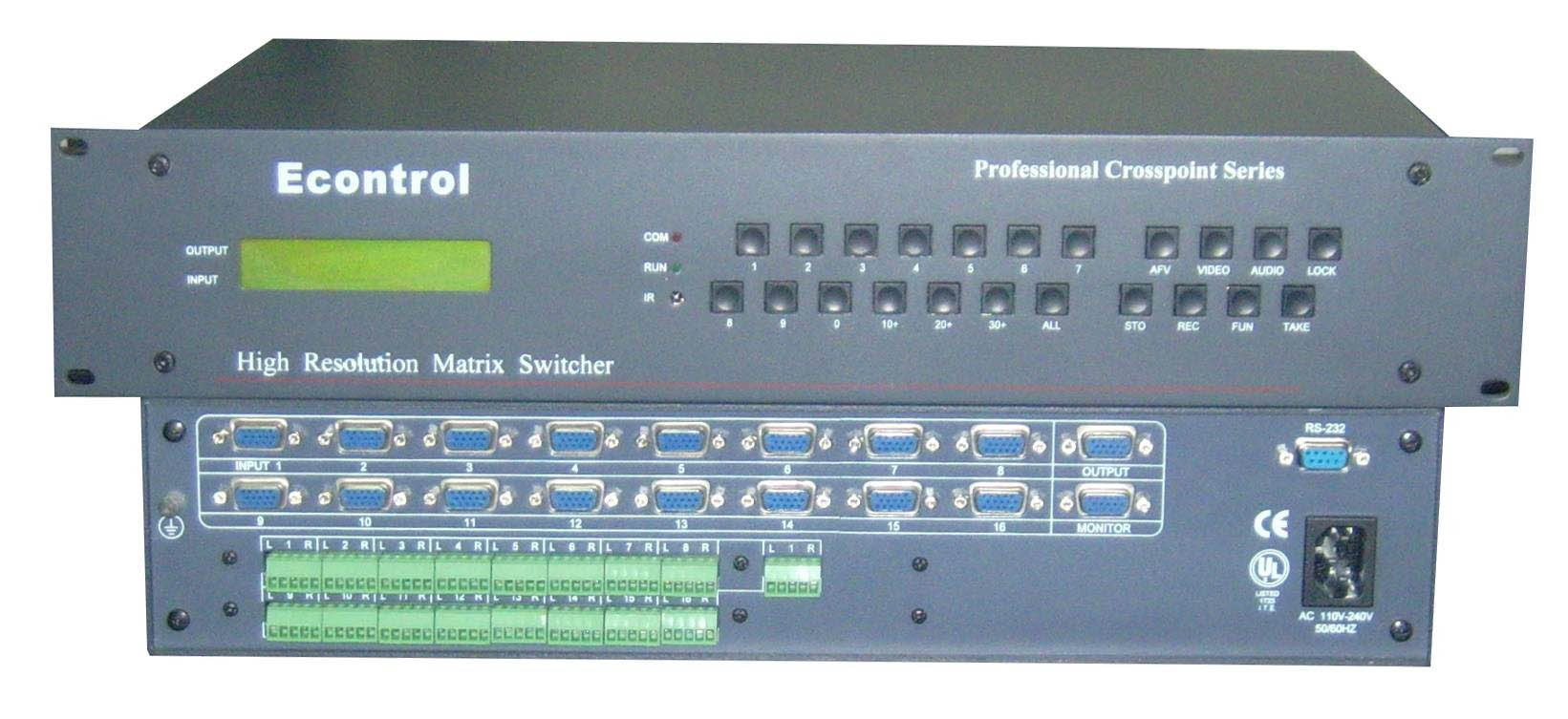 16��1��VGA����Ƶ�л�����16��VGA�л�������Ƶ